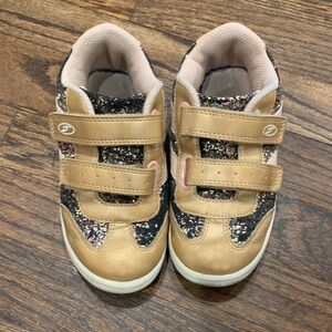 Dr. Scholl's Gold and Black Kids Sneakers